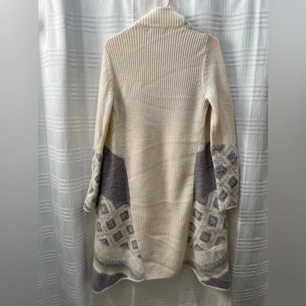 VINCE Alpaca and wool blend long cardigan - Picture 5 of 15